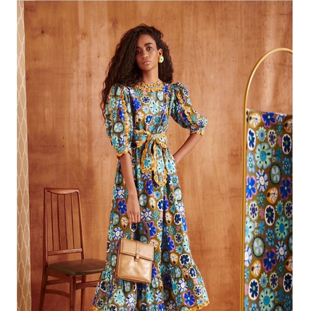 MERAPI DRESS GREEN Celia B